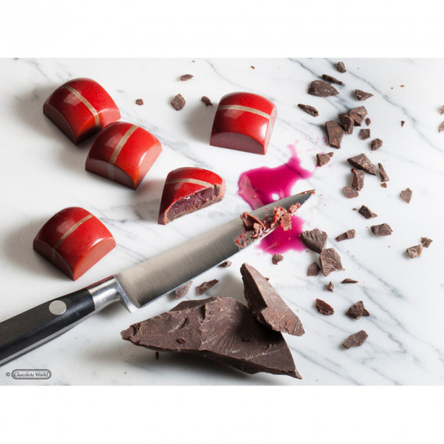 Suggestion de presentation Chocolat Carre Bombe