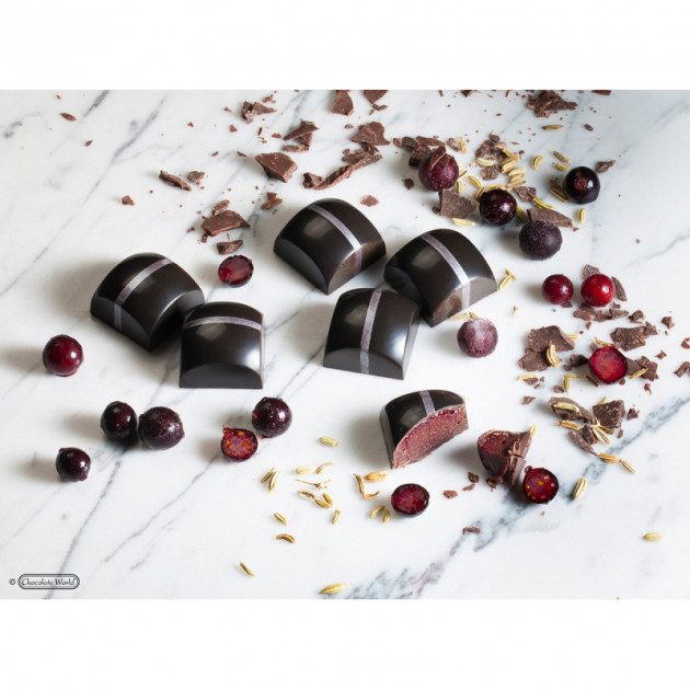 Autre presentation des Chocolats Chocolate World Carre Bombe