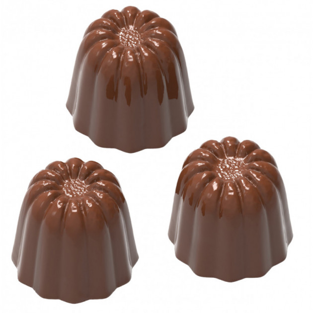 Moule Chocolat Canneles 21.5 mm (x21) Chocolate World