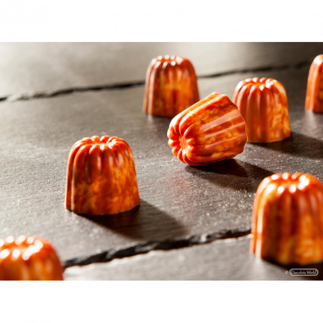 Canneles en trompe l'oeil avec Moule Chocolate World