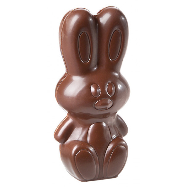 Moule Chocolat Lapin Assis 9.9 cm (x4) Chocolate World