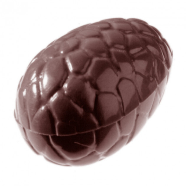 Moule Chocolat Oeuf Craquele 4.7 cm (x18) Chocolate World