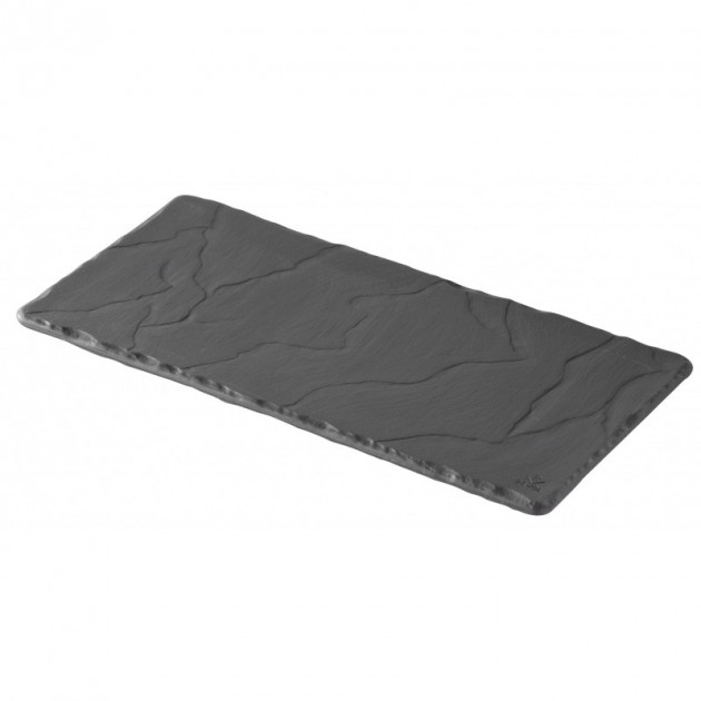 Plateau Rectangulaire Ardoise 25 x 12 cm Basalt Revol - Revol collection  Basalt achat acheter vente