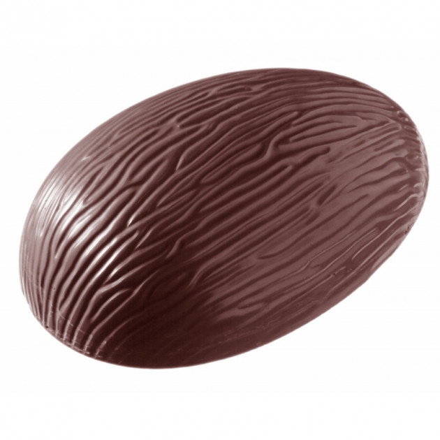Moule Chocolat Oeuf Raye 87 mm (x6) Chocolate World