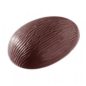 Moule Chocolat Oeuf Rayé 11,8 cm (x3) Chocolate World Moule Chocolat Oeuf Rayé 11,8 cm (x3) Chocolate World