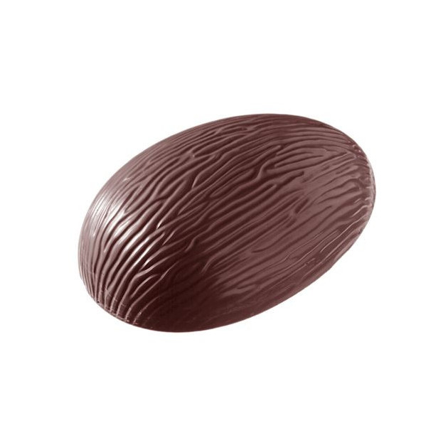Moule Chocolat Oeuf Raye 11.8 cm (x3) Chocolate World