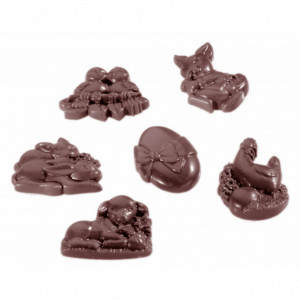 Moule Chocolat Friture de Pâques 4,5 cm (x18) Chocolate World Moule Chocolat Friture de Pâques 4,5 cm (x18) Chocolate World