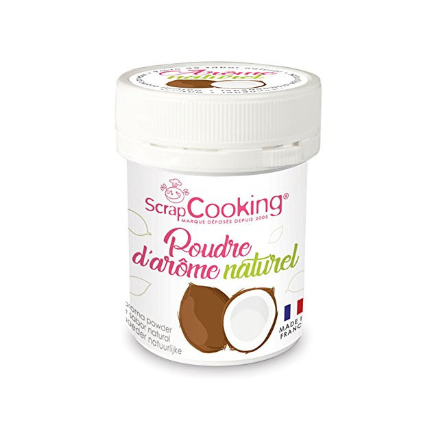 Arôme alimentaire naturel en poudre 30 g - vanille Scrapcooking