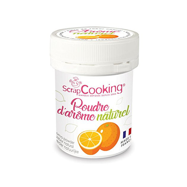 Arome Naturel en Poudre Orange 15 g Scrapcooking