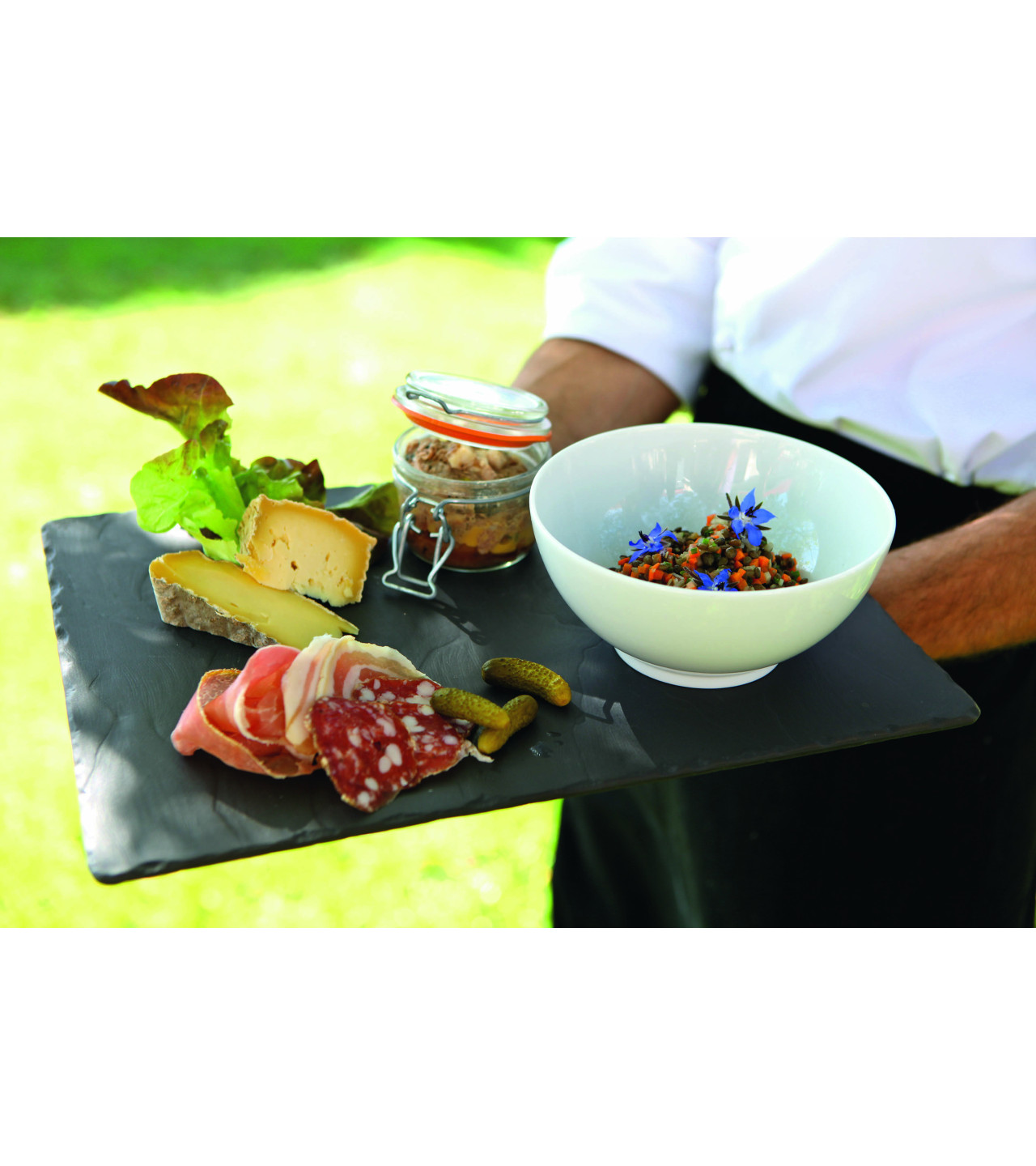 Assiettes Ardoise MamboCat Lot De 6 Assiettes En Ardoise 11 X 30 Cm Assiette Plateau Ardoise