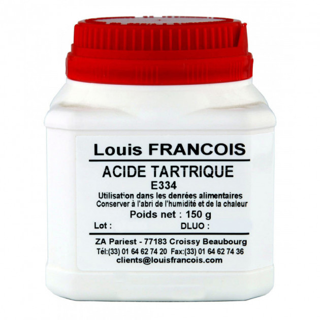 Acide Tartrique E334 150 g Louis FranÃ§ois