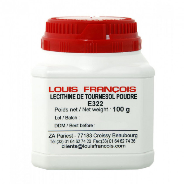 Lecithine de Tournesol E322 en poudre 100 g Louis FranÃ§ois