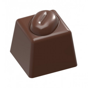 Moule Chocolat Cube Grain de Café 20 mm (x24) Chocolate World