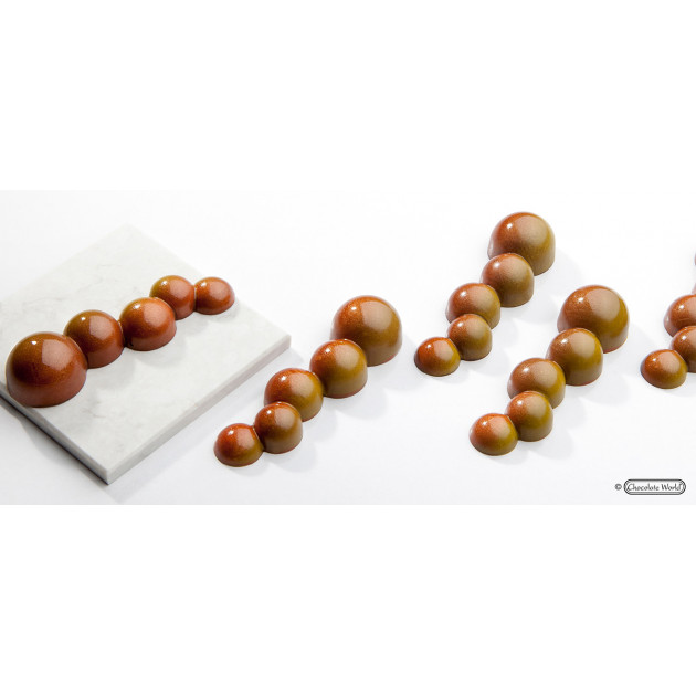 Moule Chocolat 5 Billes (x7) Chocolate World