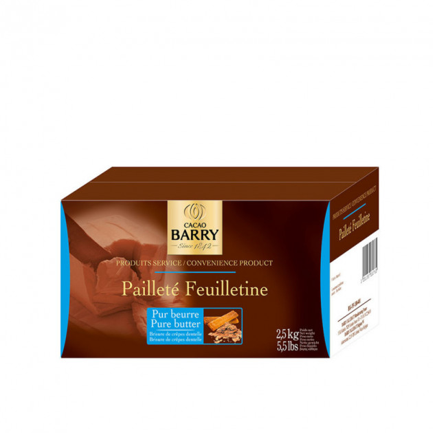 Paillete Feuilletine 2.5 kg pur beurre barry