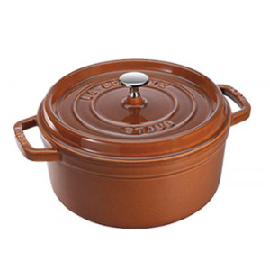 STAUB Cocotte Fonte Ronde 24 cm Cannelle Majolique 3,8 L