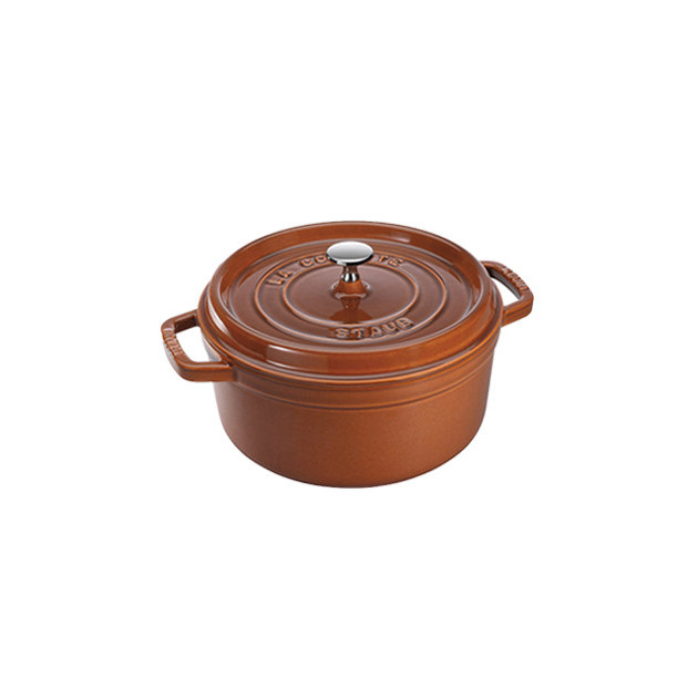 STAUB Cocotte Fonte Ronde 28 cm Cannelle Majolique 6.7 L