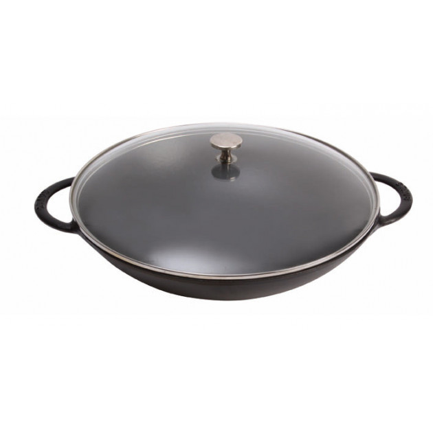 Wok en Fonte Noir 37 cm Staub