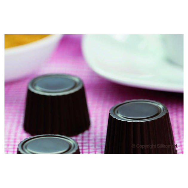 Moule silicone pour chocolat - 15 cônes - Easy Choc - Silikomart