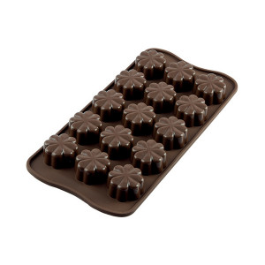 Moule à Chocolat 15 Fleurs Easy Choc - Silicone Spécial Chocolat Moule à Chocolat 15 Fleurs Easy Choc - Silicone Spécial Chocolat