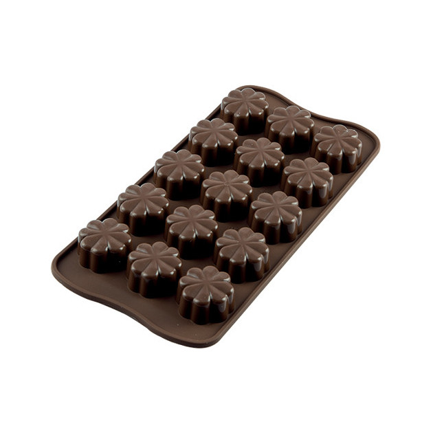 Moule a Chocolat 15 Fleurs Easy Choc - Silicone Special Chocolat