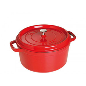 STAUB Cocotte Fonte Ronde 18 cm Rouge Cerise 1,7 L