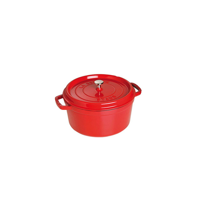 STAUB Cocotte Fonte Ronde 18 cm Rouge Cerise 1.7 L