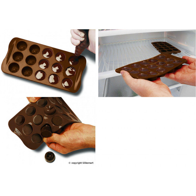 Comment utiliser le Moule a Chocolat 8 Feuilles Easy Choc - Silicone Special Chocolat