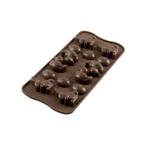 Moule à Chocolat 14 Sujets de Pâques Easy Choc - Silicone Spécial Chocolat Moule à Chocolat 14 Sujets de Pâques Easy Choc - Silicone Spécial Chocolat