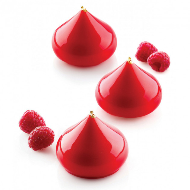 Bavarois realises avec le Moule Silicone Goutte