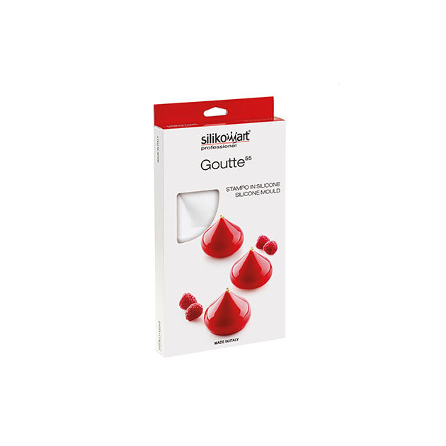 Emballage du Moule Silicone 8 Goutte