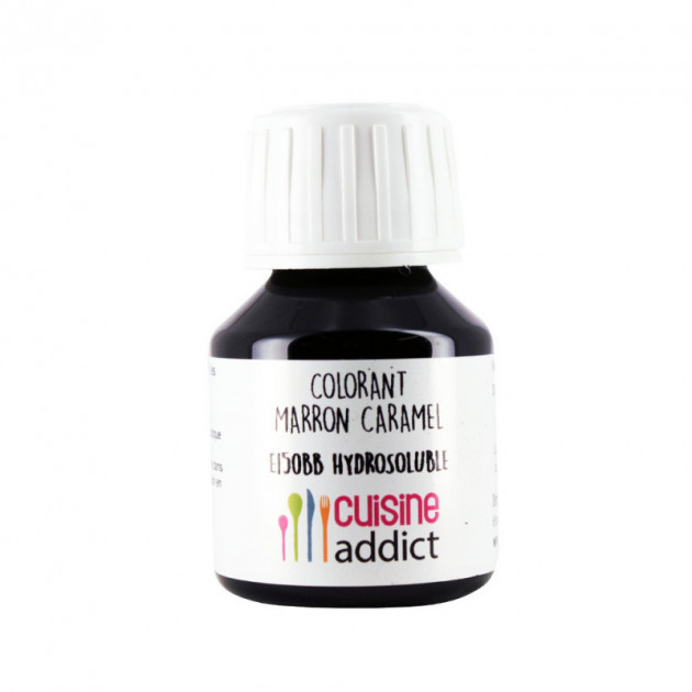 Colorant Alimentaire Marron Caramel E150b Liquide 58 ml Cuisineaddict