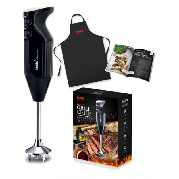 Coffret Mixeur Plongeant Bamix Barbecue Noir 18000 tr/mn