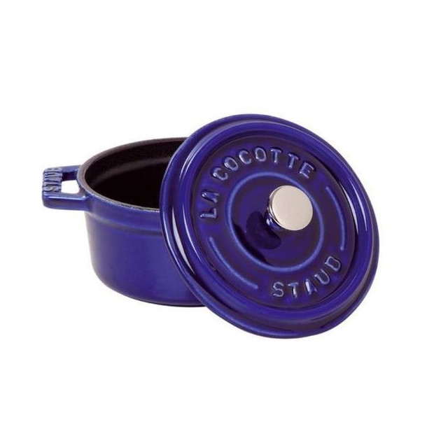 Cocotte ronde en fonte bleu 8.3l Staub