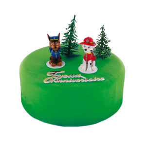 Kit Décor Gâteau Pat Patrouille (5 pièces)