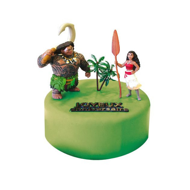 Kit Decor Gateau Vaiana (4 pieces)