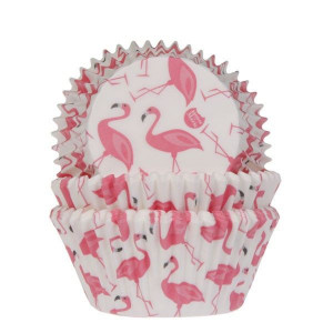 Caissettes Cupcakes Flamants Roses (x50)