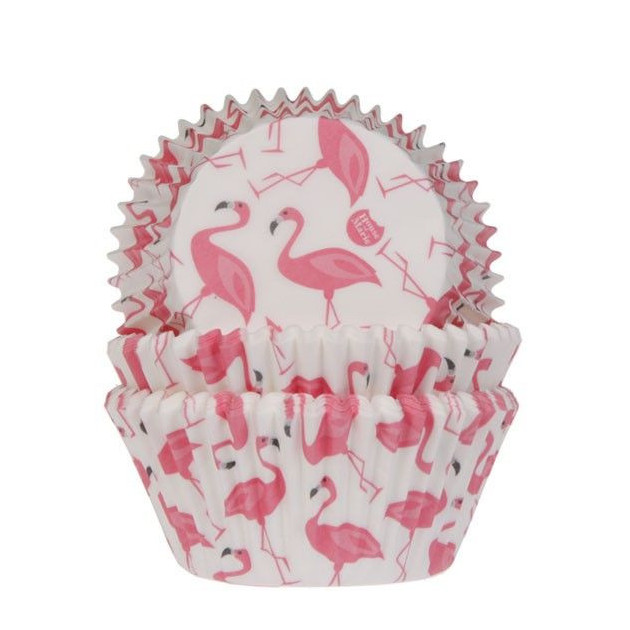 Caissettes Cupcakes Flamants Rose (x50)