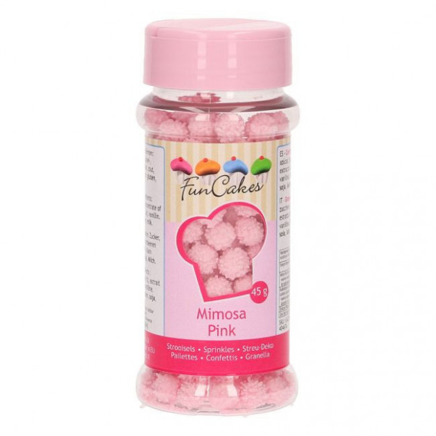 Decors en Sucre Mimosa Rose 45g Funcakes