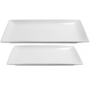 Assiette Plate Porcelaine Clélia 20 x 13 cm In Situ Assiette Plate Porcelaine Clélia 20 x 13 cm In Situ