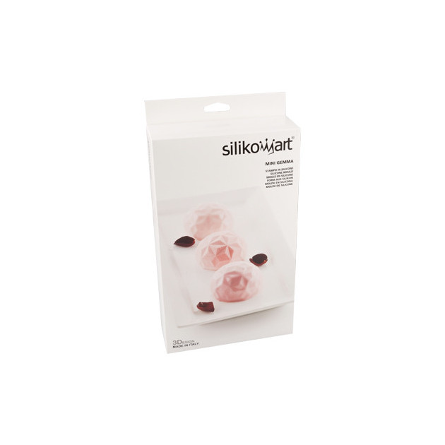 BoÃ®te du Moule Silicone Mini Gemma Ã˜6.8 cm Silikomart 3D Design