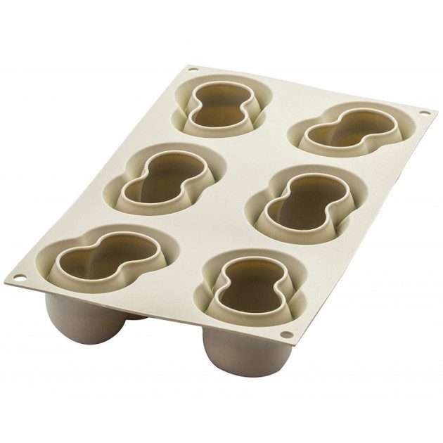 Interieur du Moule Silicone Cerise 7.5 x 5 cm Silikomart 3D Design Interieur du Moule Silicone Cerise 7.5 x 5 cm Silikomart 3D Design