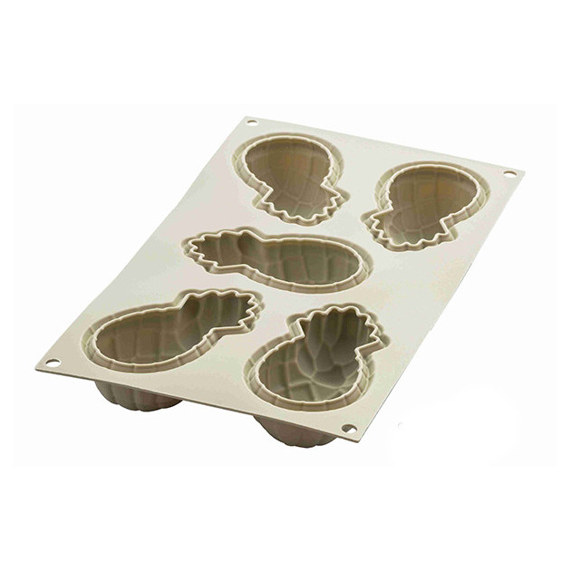 Exterieur du Moule Silicone Mini Ananas 5.8 x 10 cm Silikomart 3D Design