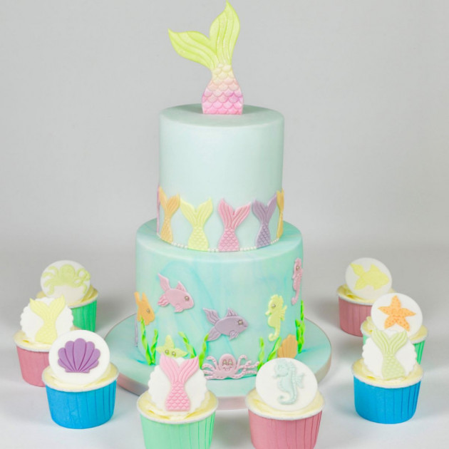 Emporte Piece Queue de Sirene pour cupcakes et gateaux
