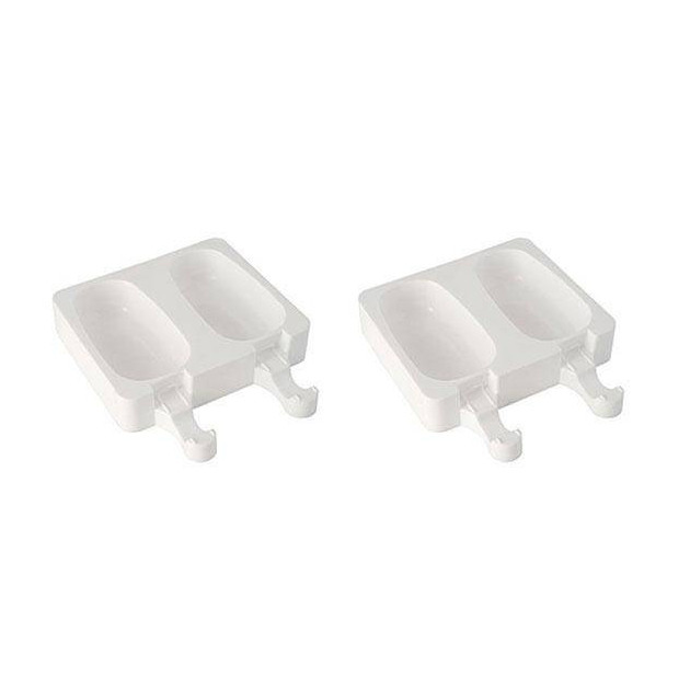 Moule a Glace Silicone 2 x 2 Mini Esquimaux avec batonnets SilikoMart