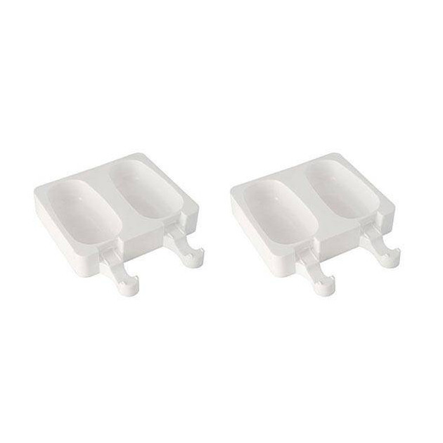 Moule a Glace Silicone 2 x 2 Mini Esquimaux avec batonnets SilikoMart