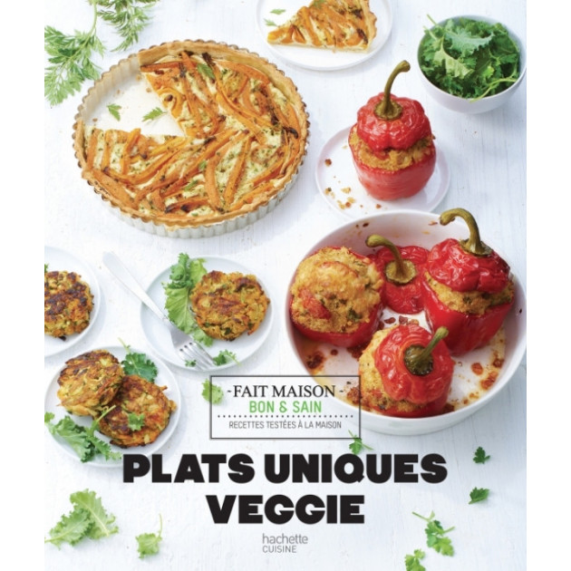Livre de recettes plats uniques veggie. chez Hachette
