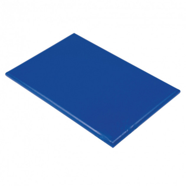 Planche a Decouper 40x30 cm H 2cm Polyethylene Bleu