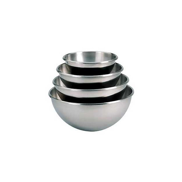 Cul de poule Bassine 1/2 ronde inox