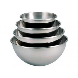 Cul de Poule Ø 30 cm Bassine 1/2 ronde inox